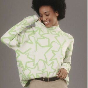 NWT Anthropologie Carys Mock-Neck Sweater Size XL